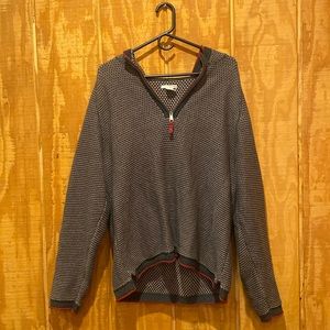 carbon2cobalt men’s hooded pullover bark oslo sz: large